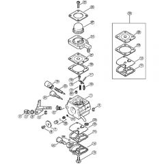 Genuine Stihl FS80 R / F - Carburetor 4137/22