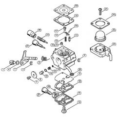 Genuine Stihl FS80 R / K - Carburetor C1Q-S80 BR (41.2017)