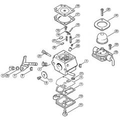 Genuine Stihl FS80 R / O - Carburetor C1Q-S45 (16.2001)