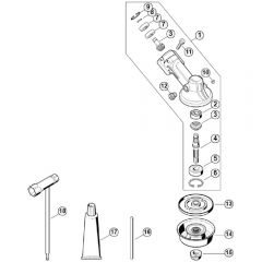 Genuine Stihl FSA130 / E - Gear head