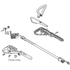 Genuine Stihl FSA45 / F - Tightening torques