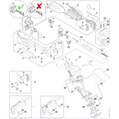 Stihl FSA86R - Spare Parts - Parts Diagram