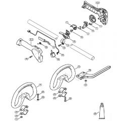 Genuine Stihl FSA90 R / C - Control handle