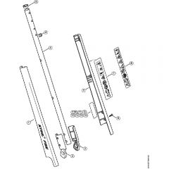 Genuine Stihl FSE41 / B - Drive Tube Assembly