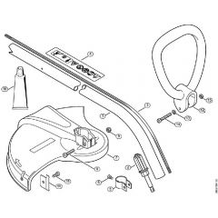 Genuine Stihl FSE71 / B - Drive tube assembly