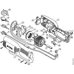 Genuine Stihl FSE81 / A - Housing, Electric Motor