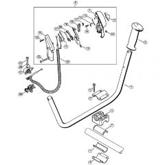 Genuine Stihl FT250 / M - Two-handed handle bar, Control handle