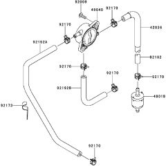 Countax Fx730V Es04 Fx730V Fs04 - 10 Fuel Tank