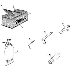 Viking GE 110 - Tools - Parts Diagram