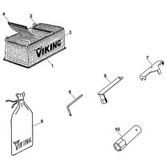 Viking GE 115 - Tools - Parts Diagram