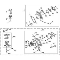 Viking GE 230 - Switch - Parts Diagram