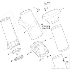 Viking GE 250 - Funnel - Parts Diagram