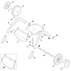 Viking GE 420 - Chassis - Parts Diagram