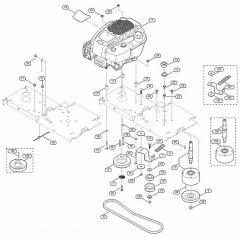 Genuine Stihl GH460.0 / C - Engine, drive