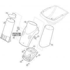 Genuine Stihl GHE355.0 / B - Funnel lower part