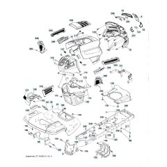 Husqvarna Gth24V52Ls - Chassis & Frame