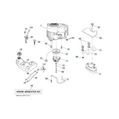 Husqvarna Gth26V52Ls - Engine