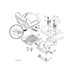 Husqvarna Gth26V52Ls - Seat