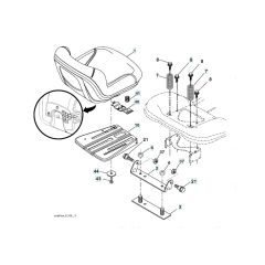 Husqvarna Gth3052Tdf - Seat