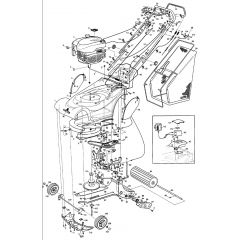 Hayter Harrier 41 AD - 411A (411A001001 - 411A099999) - Mainframe Assembly