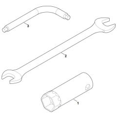 Viking HB445.0 - Tools - Parts Diagram