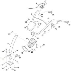 Viking HB445.1 - Handle - Parts Diagram