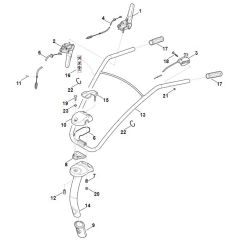 Viking HB585.1 - Handle - Parts Diagram