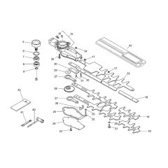 Gear Case, Cutter, Tools (S/N 114001 to 199999, 35501401 and after)