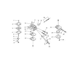 Carburettor (S/N 36024181 and after)