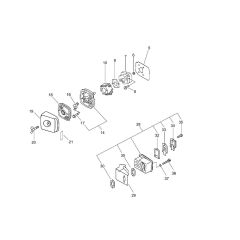 Air Cleaner, Muffler (S/N 36019101 and after)