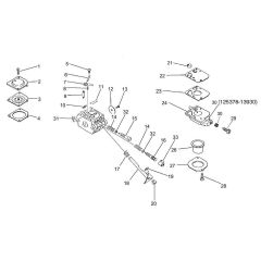 Carburettor (S/N 02800 to 047406)