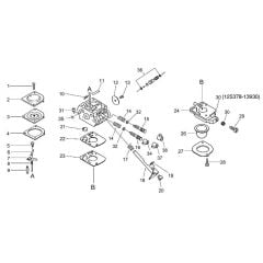 Carburettor (S/N 047407 and after)