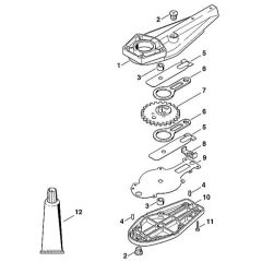 Viking HEL600 - Gear Housing - Parts Diagram