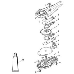 Viking HG100 - Gear Housing - Parts Diagram