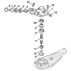 Viking HG300 - Gear Head - Parts Diagram