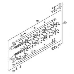 Genuine Stihl HL100 K / V - Blade 0°, 30°, 0° - 90° (24.2005)