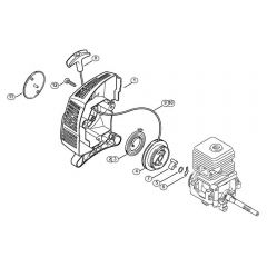 Genuine Stihl HL45 / B - Rewind starter