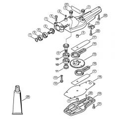 Genuine Stihl HL45 / P - Gear head 0°