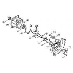 Genuine Stihl HL73 / A - Crankcase