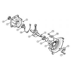 Genuine Stihl HL73 K / A - Crankcase