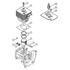 Genuine Stihl HL73 K / B - Cylinder