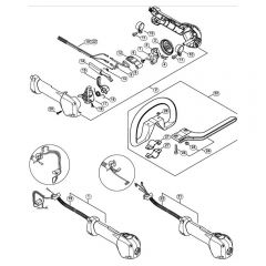 Genuine Stihl HL94 C-E / G - Control Handle