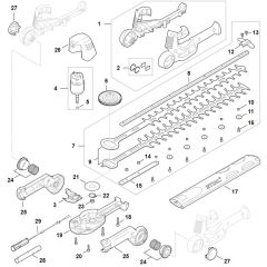 Stihl HLA56 - Powerhead - Parts Diagram