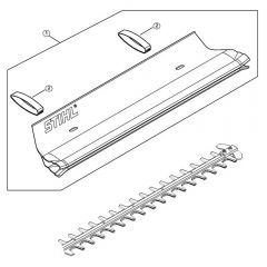 Genuine Stihl HLA85 / H - Catcher Blade