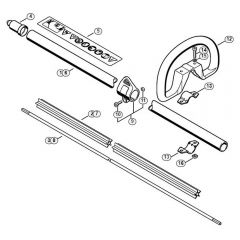 Genuine Stihl HLE71 K / B - Drive Tube Assembly, Loop Handle