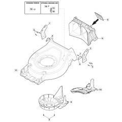 HP185 - 2019-2022 - 2L0481023/MC - Mountfield Rotary Mower Deck Diagram