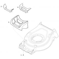 HP185 - 2022 - 2L0481043/MC - Mountfield Rotary Mower Mask Diagram