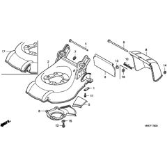 Honda HRG415C2 (IZY) - PDEE/A - MABF 1000001-1099999 Cutter Housing Diagram