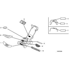 Honda HRG415C2 (IZY) - SDEE/A - MABF 1100001-1399999 Label (2) Diagram