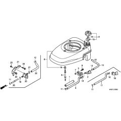 Honda HRG415C3 (IZY) - SDEE - MABF 1400001- Recoil Starter Diagram